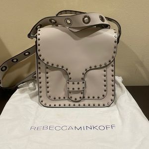 Rebecca Minkoff Grey Studded Crossbody Bag